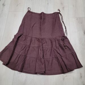 GAP A-Line Skirt in Rich Brown
